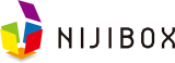 ニジボックスのロゴ