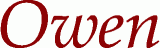 Owenのロゴ
