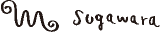 m sugawaraのロゴ