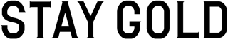 STAY GOLD（PR）のロゴ
