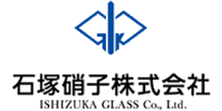 石塚硝子のロゴ