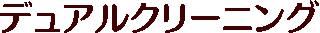 デュアルクリーニングのロゴ