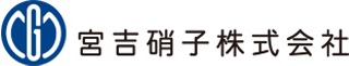 宮吉硝子のロゴ