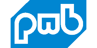 ピーダブルビーのロゴ