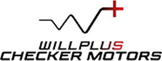 ウイルプラスチェッカーモータースのロゴ
