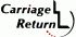 キャリッジリターンのロゴ